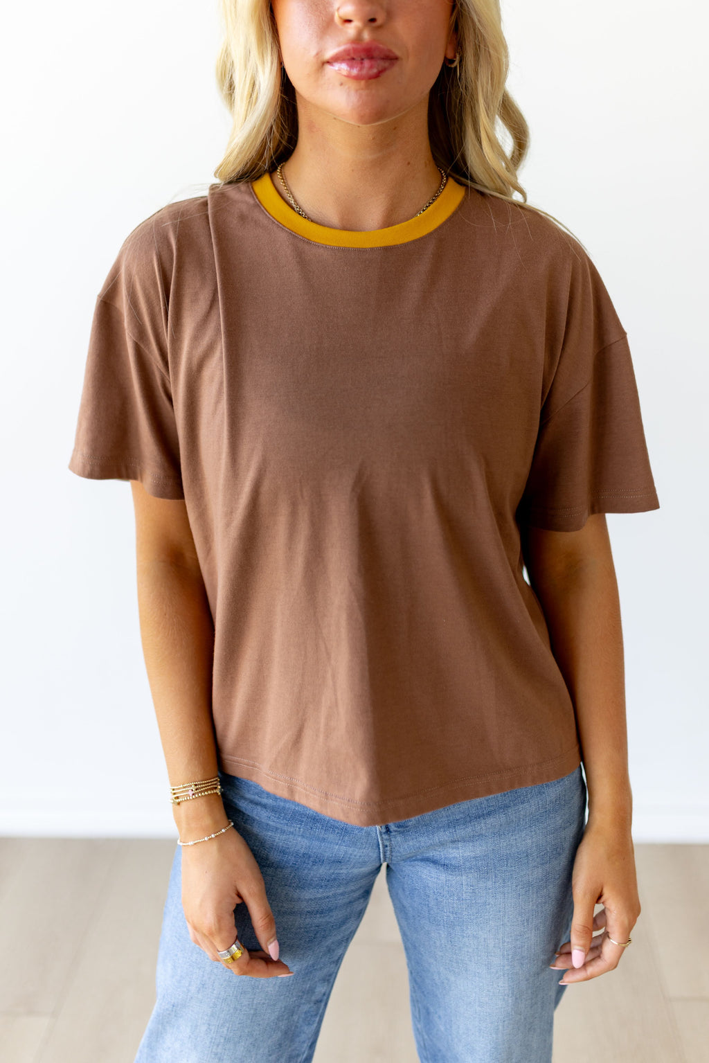 JD104 RINGER-BROWN/ MUSTARD