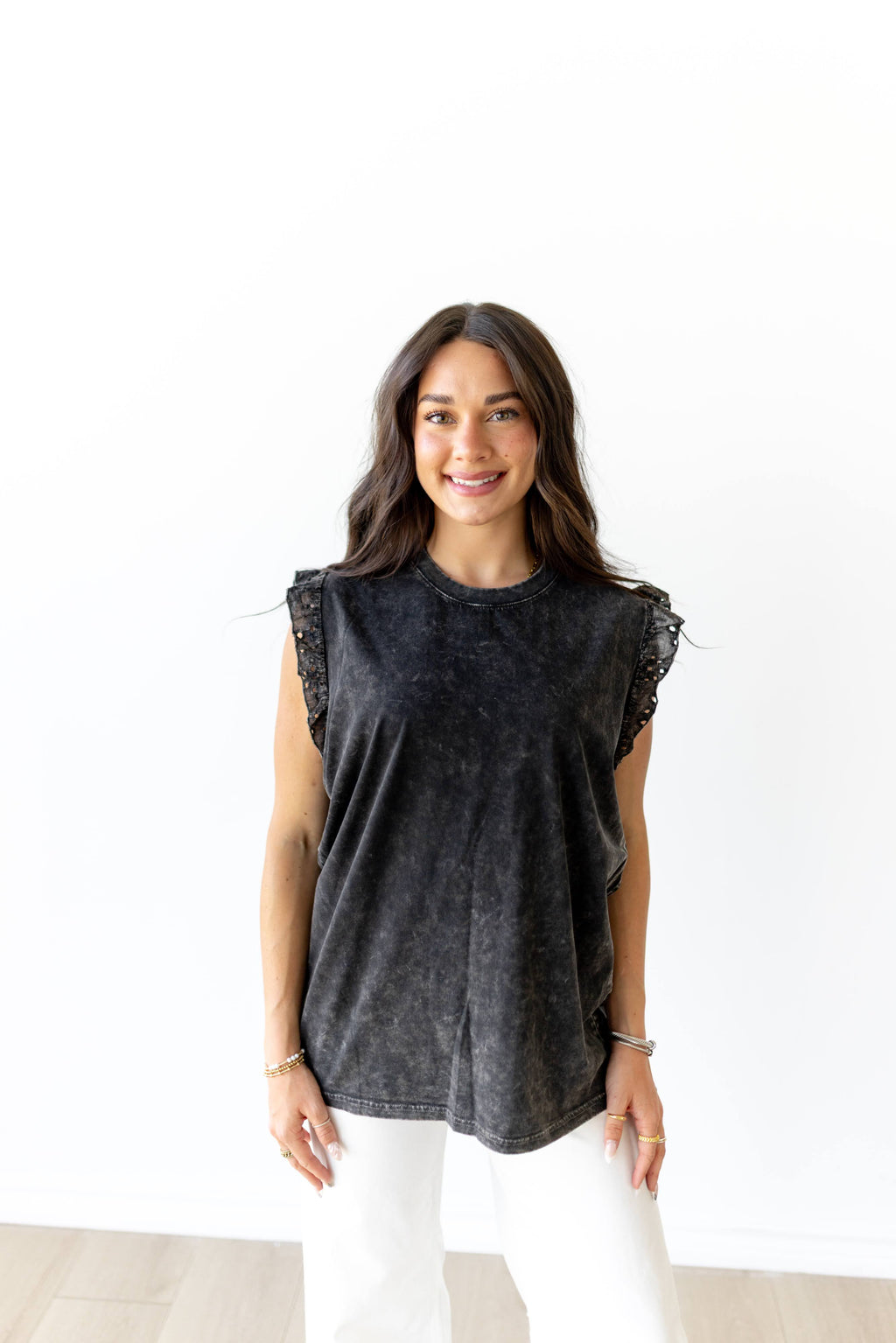 JD106 CROCHETT SLEEVE- VINTAGE BLACK