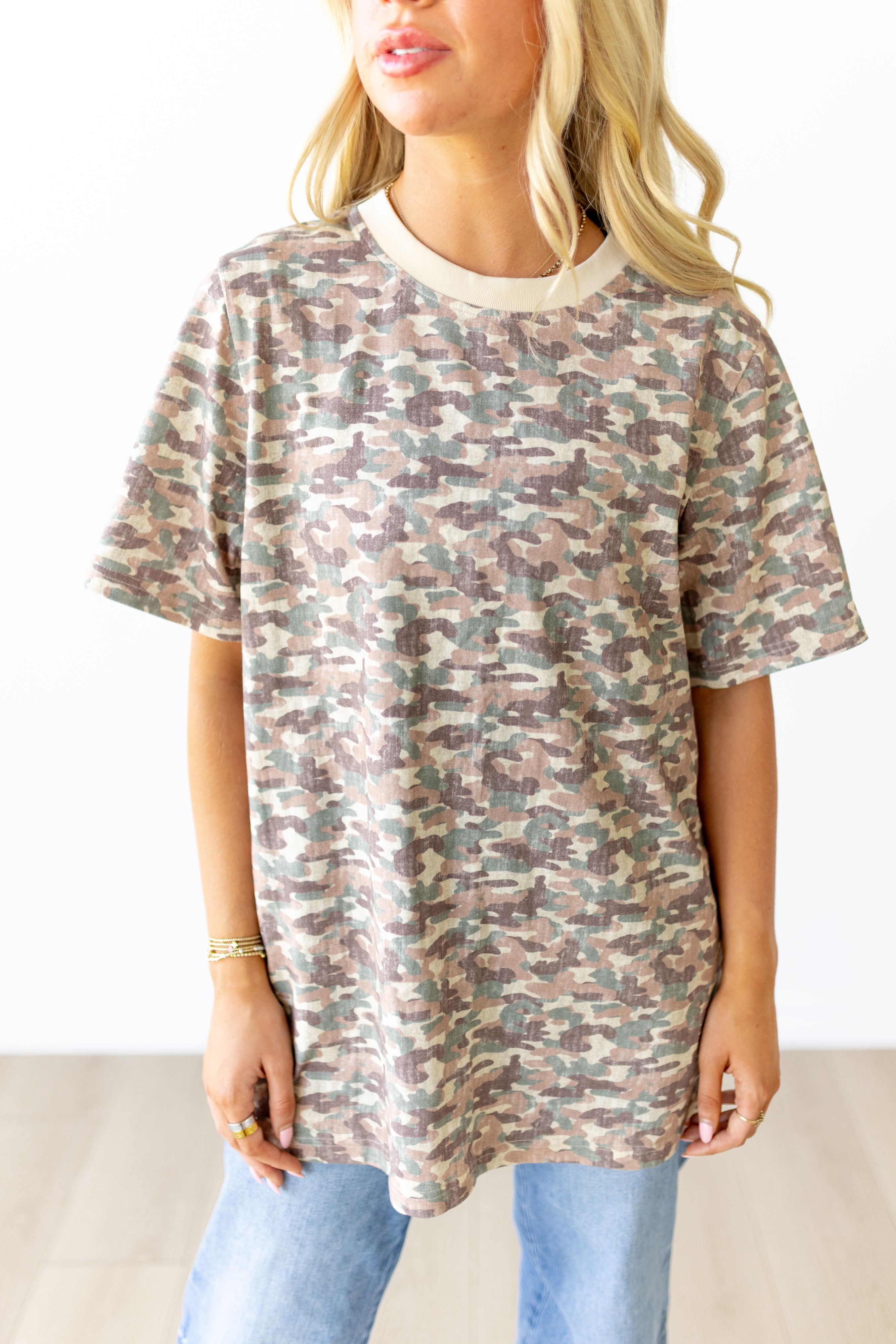 JD100 BOYFRIEND - DESERT CAMO VINTAGE WASH
