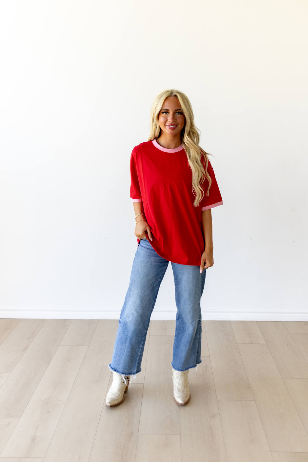 JD104 RINGER-RED/PINK