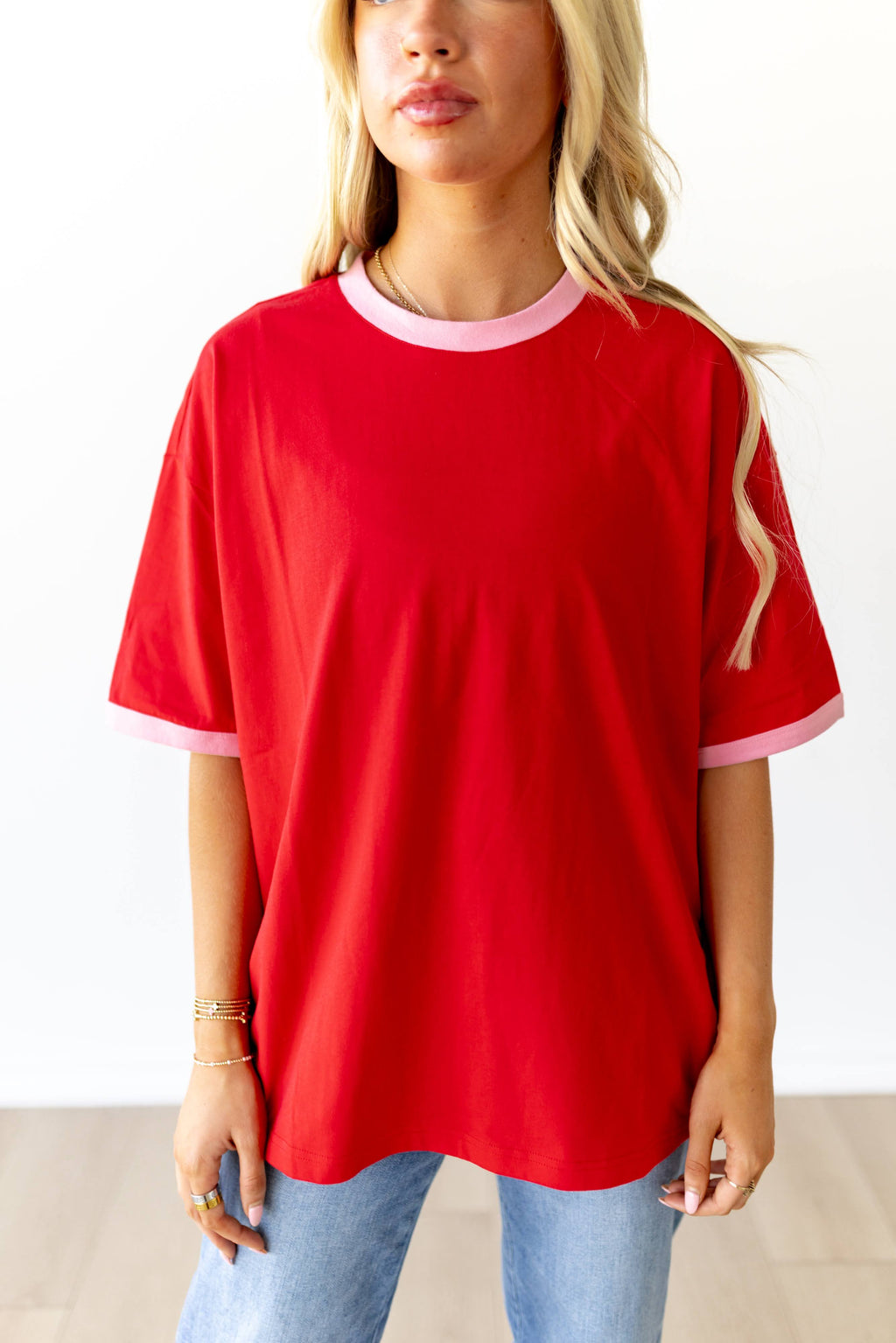 JD104 RINGER-RED/PINK