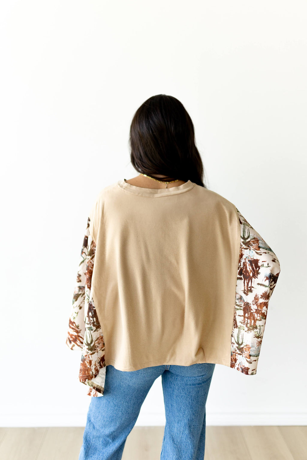 JD102 SLEEVED TEE - COWBOY